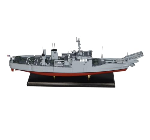 FMOCHANGMDP USS LST-1179 Newport Tank Landing Ship Maßstab 1/700 Modellbausatz Flugzeugträger, Spielzeug und Geschenke für Erwachsene,8,9 Zoll von FMOCHANGMDP