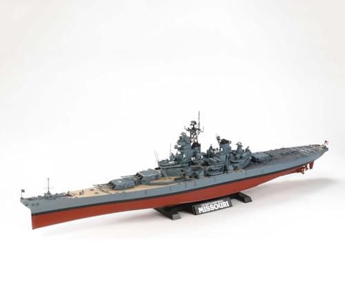 FMOCHANGMDP USS Missouri Battleship BB-63 Maßstab 1/700 Modellbausatz Flugzeugträger, Spielzeug und Geschenke für Erwachsene,15,4 Zoll von FMOCHANGMDP