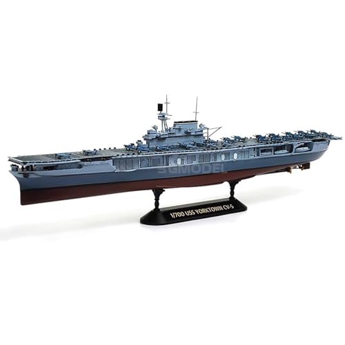 FMOCHANGMDP USS Yorktown Aircraft Carrier CV-5 Maßstab 1/350 Modellbausatz Flugzeugträger, Spielzeug und Geschenke für Erwachsene,14,2 x 3 Zoll von FMOCHANGMDP