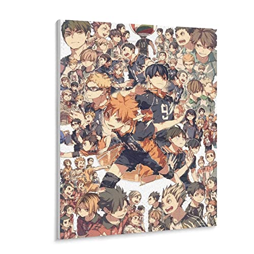 1000Pcs Anime Haikyuu Puzzle Erwachsene Dekompressionsspiel Puzzle Studenten Spielzeug Für Kinder Weihnachten Geburtstagsgeschenke（38x26cm）-392 von FOBZZY