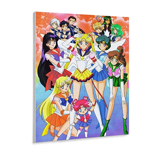 1000Pcs Anime Sailor Moon Puzzle Erwachsenen Dekompression Spiel Puzzle Studenten Spielzeug Für Kinder Weihnachten Geburtstagsgeschenke（50x70cm）-367 von FOBZZY