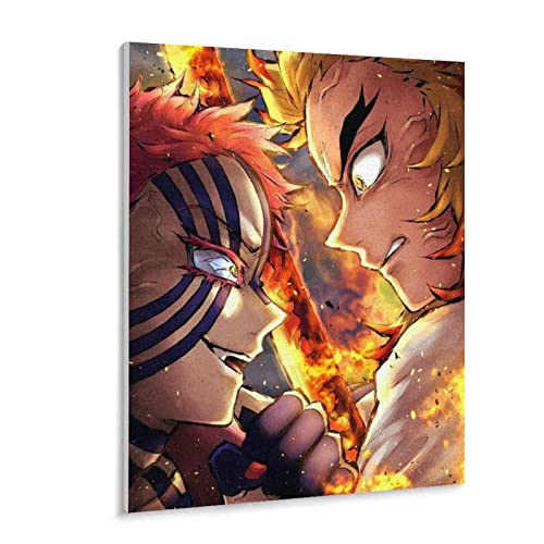 Papier Puzzle 1000 Teile Anime Demon Slayer Poster Erwachsene Kinder Spielzeug Dekompressionsspiel（50x70cm）-381 von FOBZZY