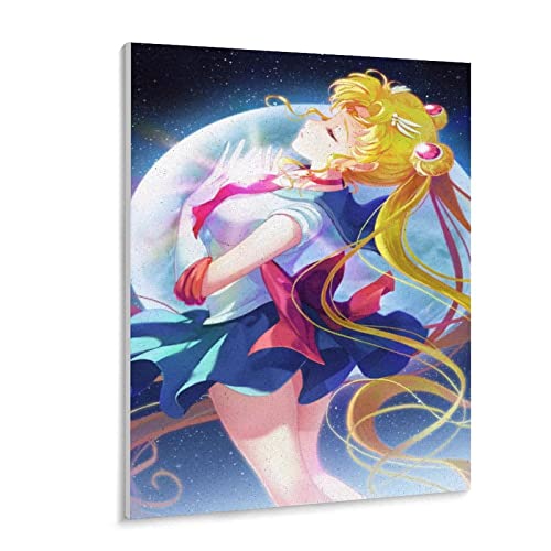 Puzzle 1000 Pieces Sailor Moon Puzzles Adults and Children Difficulty Puzzles Moon Hare Puzzle Education Toy Game Family Decoration（38x26cm）-422 von FOBZZY