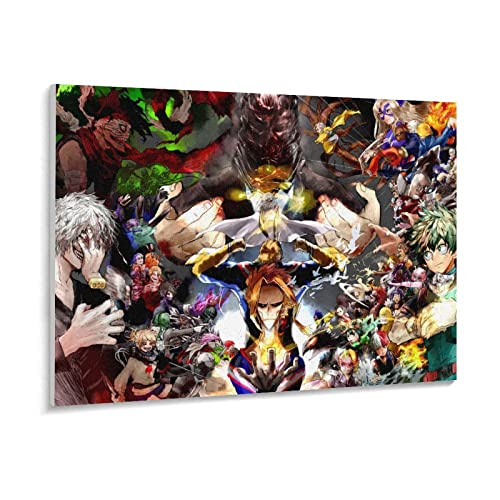 Puzzle 1000 Teile Anime My Hero Academia Poster Papier Kinderspielzeug Dekompressionsspiel（50x70cm）-323 von FOBZZY