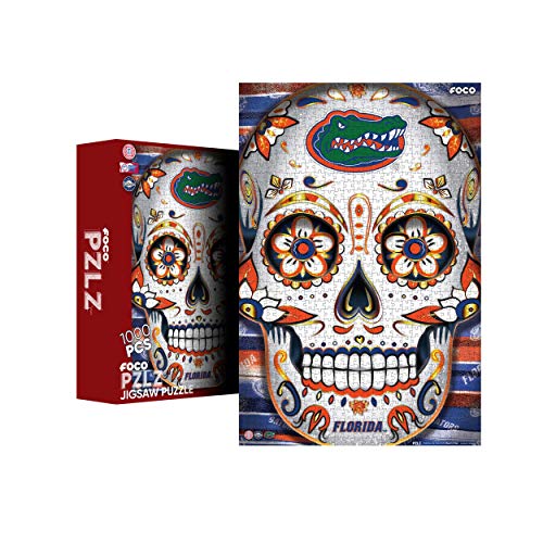 FOCO Florida Gators NCAA Sugar Skull 1000 Teile Puzzle PZLZ von FOCO