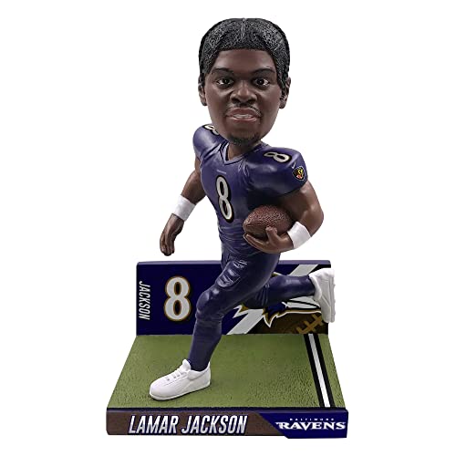 FOCO Lamar Jackson #8 Bobblehead Big Ticket Baltimore Ravens von FOCO