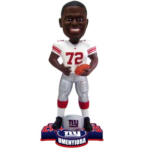 FOCO NFL New York Giants Super Bowl XLVI Champions Ring Bobble, O. Umenyiora von FOCO