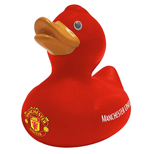 FOCO Offiziell lizenzierte Manchester United FC Fußball-Bade-Ente aus Vinyl von FOCO