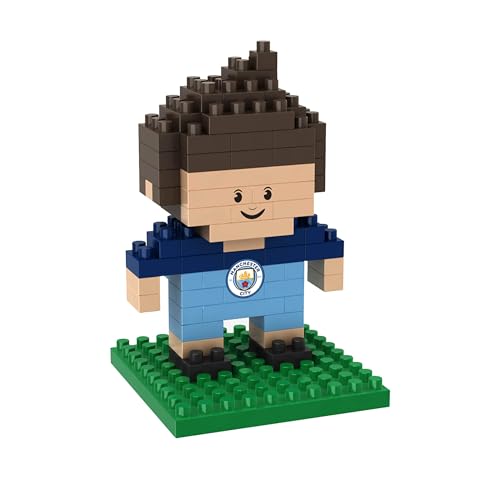 FOCO Offiziell lizenzierter Manchester City FC BRXLZ Bricks 3D Mini Player von FOCO