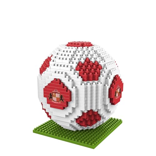 FOCO Offiziell lizenziertes Sunderland AFC BRXLZ Fußball Logo Bauset 3D Konstruktionsspielzeug von FOCO