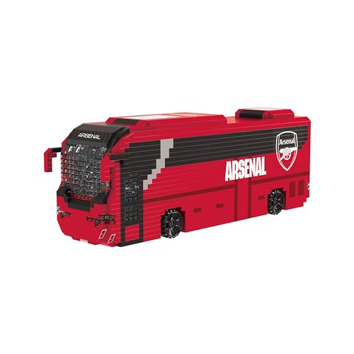 FOCO Offizielles Lizenzprodukt Arsenal FC BRXLZ-Steine 3D-Fußball-Reisebus BAU-Set von FOCO