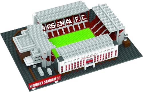 FOCO Offizielles Lizenzprodukt Arsenal FC Highbury BRXLZ-Steine 3D-Fußballstadion BAU-Set von FOCO