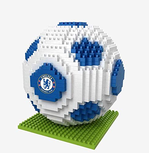 FOCO Offizielles Lizenzprodukt Chelsea FC BRXLZ-Steine 3D-Fußball BAU-Set von FOCO