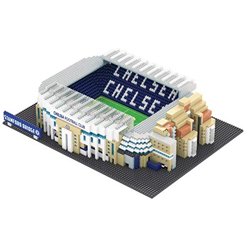 FOCO Offizielles Lizenzprodukt Chelsea FC Stamford Bridge BRXLZ-Steine 3D-Fußballstadion BAU-Set von FOCO