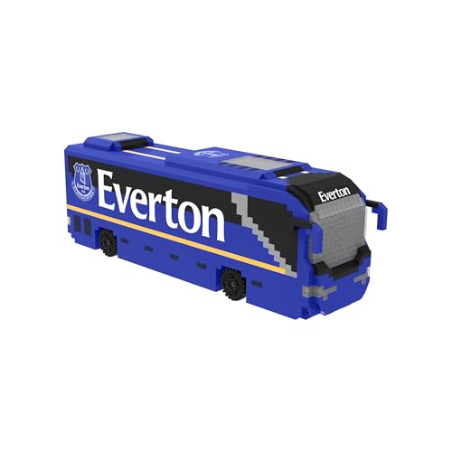 FOCO Offizielles Lizenzprodukt Everton FC BRXLZ-Steine 3D-Fußball-Reisebus BAU-Set von FOCO