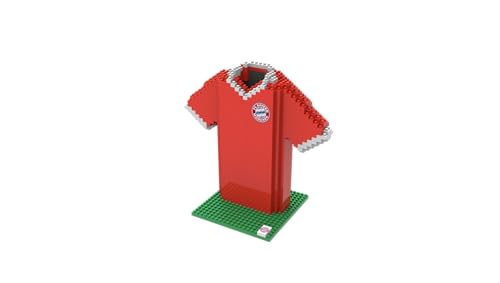 FOCO Offizielles Lizenzprodukt FC Bayern München BRXLZ Home Shirt 3D Konstruktionsspielzeug von FOCO