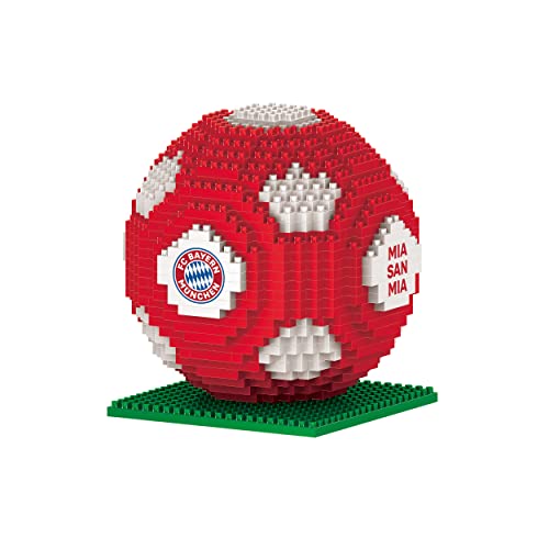 FOCO Offizielles Lizenzprodukt FC Bayern München BRXLZ-Steine 3D-Fußball BAU-Set von FOCO