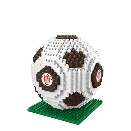 FOCO Offizielles Lizenzprodukt FC St Pauli BRXLZ-Steine 3D-Fußball BAU-Set 12+ yo von FOCO