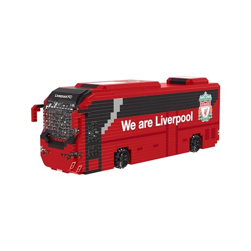 FOCO Offizielles Lizenzprodukt Liverpool FC BRXLZ-Steine 3D-Fußball-Reisebus Bau-Set von FOCO