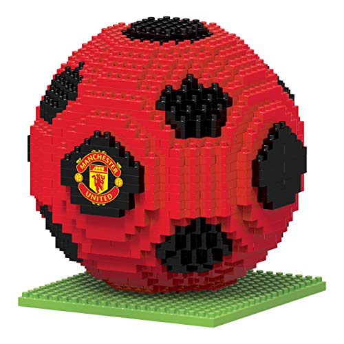 FOCO Offizielles Lizenzprodukt Manchester United FC BRXLZ-Steine 3D-Fußball BAU-Set 12+ YO von FOCO