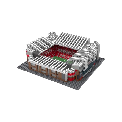 FOCO Offizielles Lizenzprodukt Manchester United FC Old Trafford BRXLZ-Steine 3D-Fußballstadion BAU-Set von FOCO