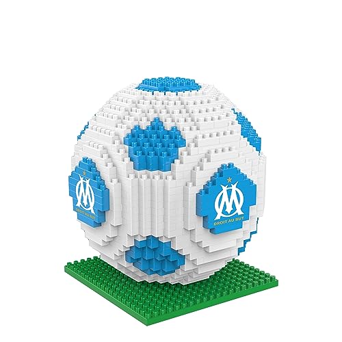 FOCO Offizielles Lizenzprodukt Olympique de Marseille BRXLZ-Steine 3D-Fußball BAU-Set 12+ yo von FOCO