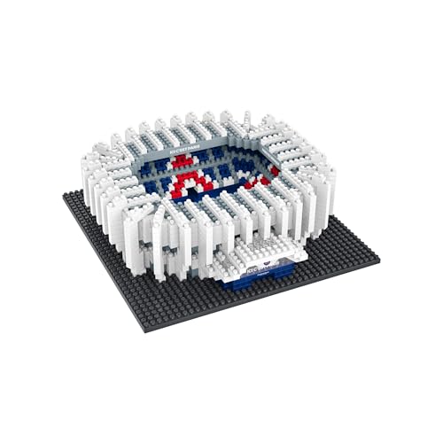 FOCO Offizielles Lizenzprodukt PSG Paris Saint-Germain FC Parc des Princes BRXLZ-Steine 3D-Mini-Fußballstadion BAU-Set von FOCO