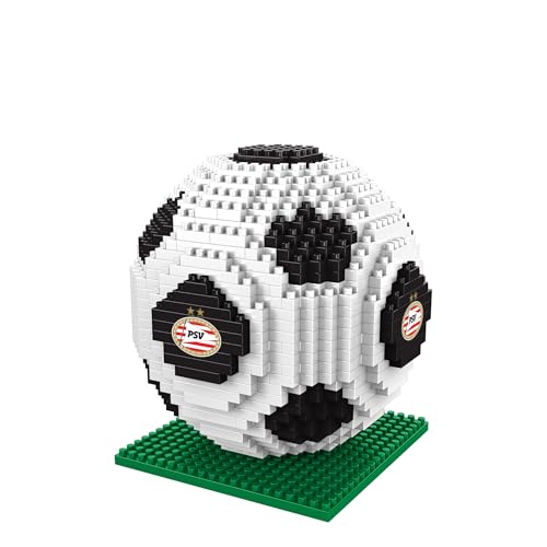 FOCO Offizielles Lizenzprodukt PSV Eindhoven BRXLZ-Steine 3D-Fußball BAU-Set von FOCO