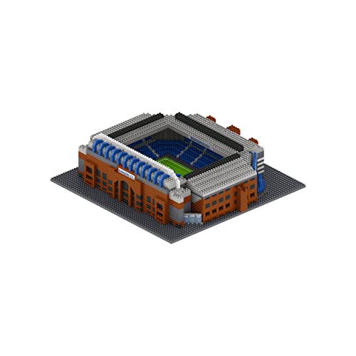 FOCO Offizielles Lizenzprodukt Rangers FC Ibrox BRXLZ-Steine 3D-Fußballstadion BAU-Set von FOCO