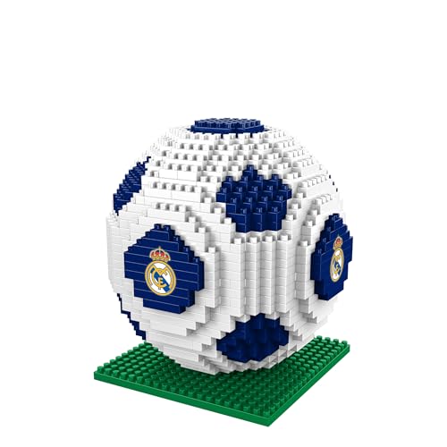 FOCO Offizielles Lizenzprodukt Real Madrid CF BRXLZ-Steine 3D-Fußball BAU-Set von FOCO