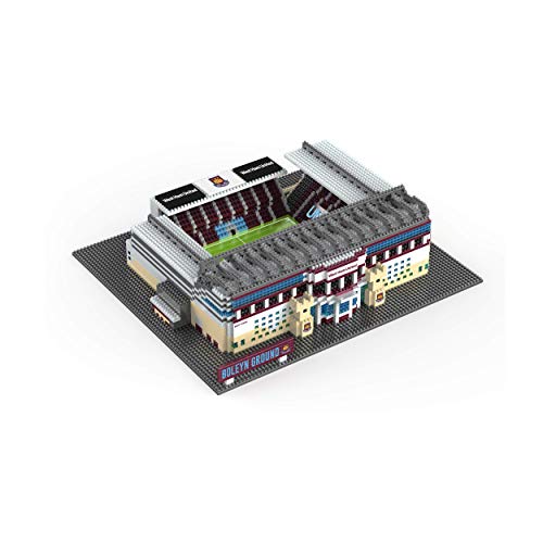 FOCO Offizielles Lizenzprodukt West Ham United The Boleyn Ground FC BRXLZ-Steine 3D-Fußballstadion BAU-Set von FOCO