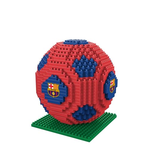 FOCO Offizielles Lizenzprodukt FC Barcelona BRXLZ-Steine 3D-Fußball BAU-Set von FOCO