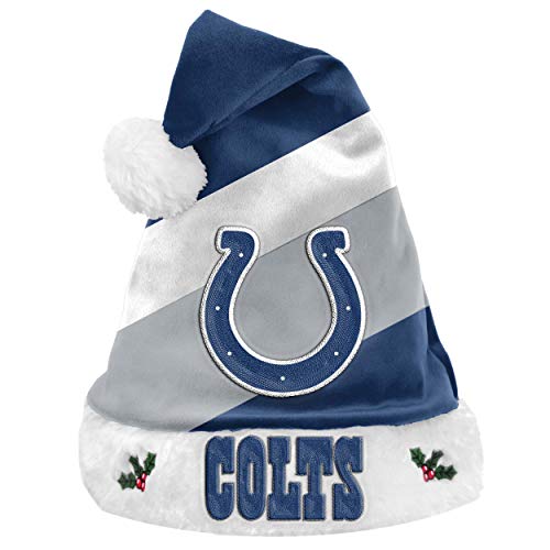 Foco NFL Indianapolis Colts Basic Santa Claus Hat Weihnachtsmann Mütze von FOCO