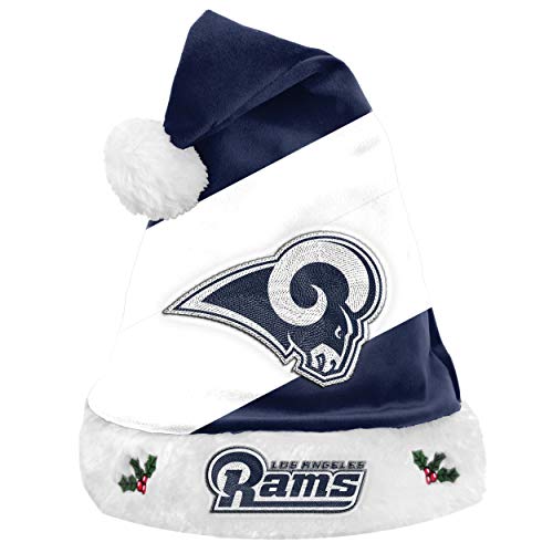 Foco NFL Los Angeles Rams Basic Santa Claus Hat Weihnachtsmann Mütze von FOCO