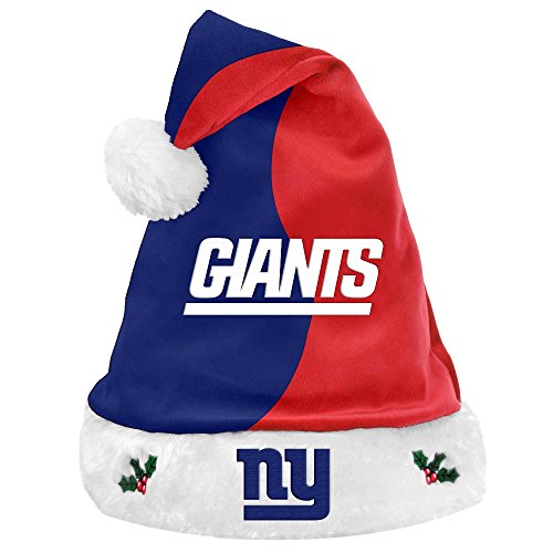 Forever Collectibles New York Giants 2017 NFL Basic Logo Plush Christmas Santa Hat von FOCO