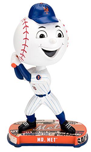 MLB New York Mets Maskottchen Schlagzeile Bobble, eine Größe, blau von FOCO