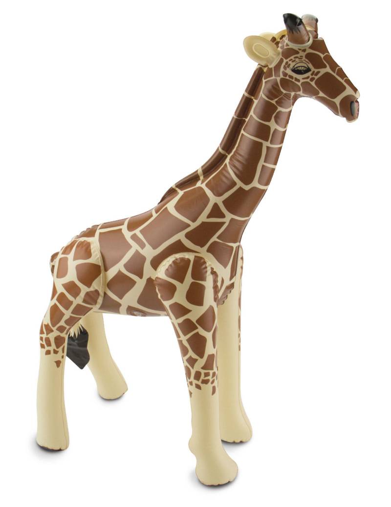 Aufblasbare Giraffe Party-Deko braun-beige 74x65x25cm von FOLAT BV