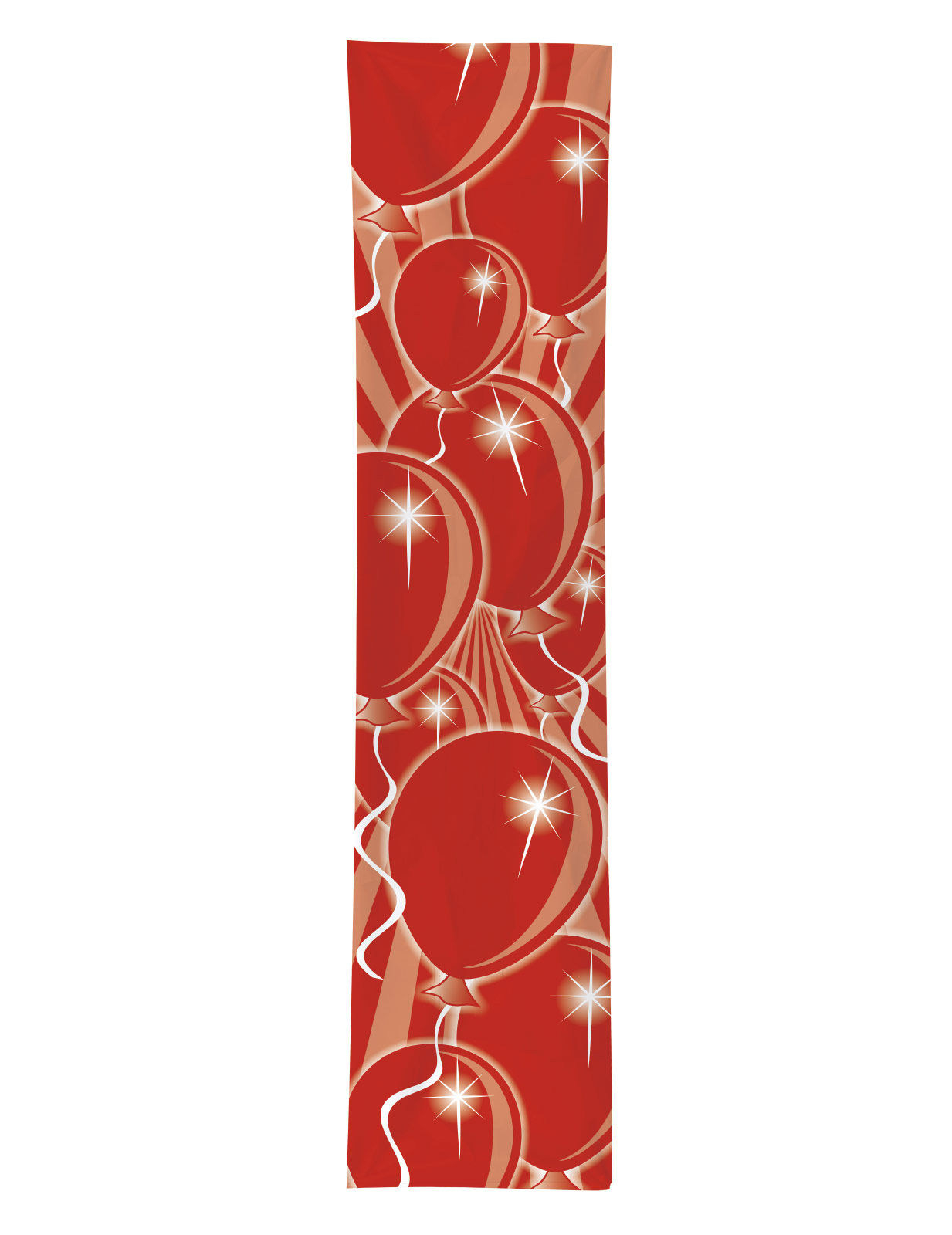 Geburtstags-Banner Luftballons Party-Deko rot 300x60cm von FOLAT BV