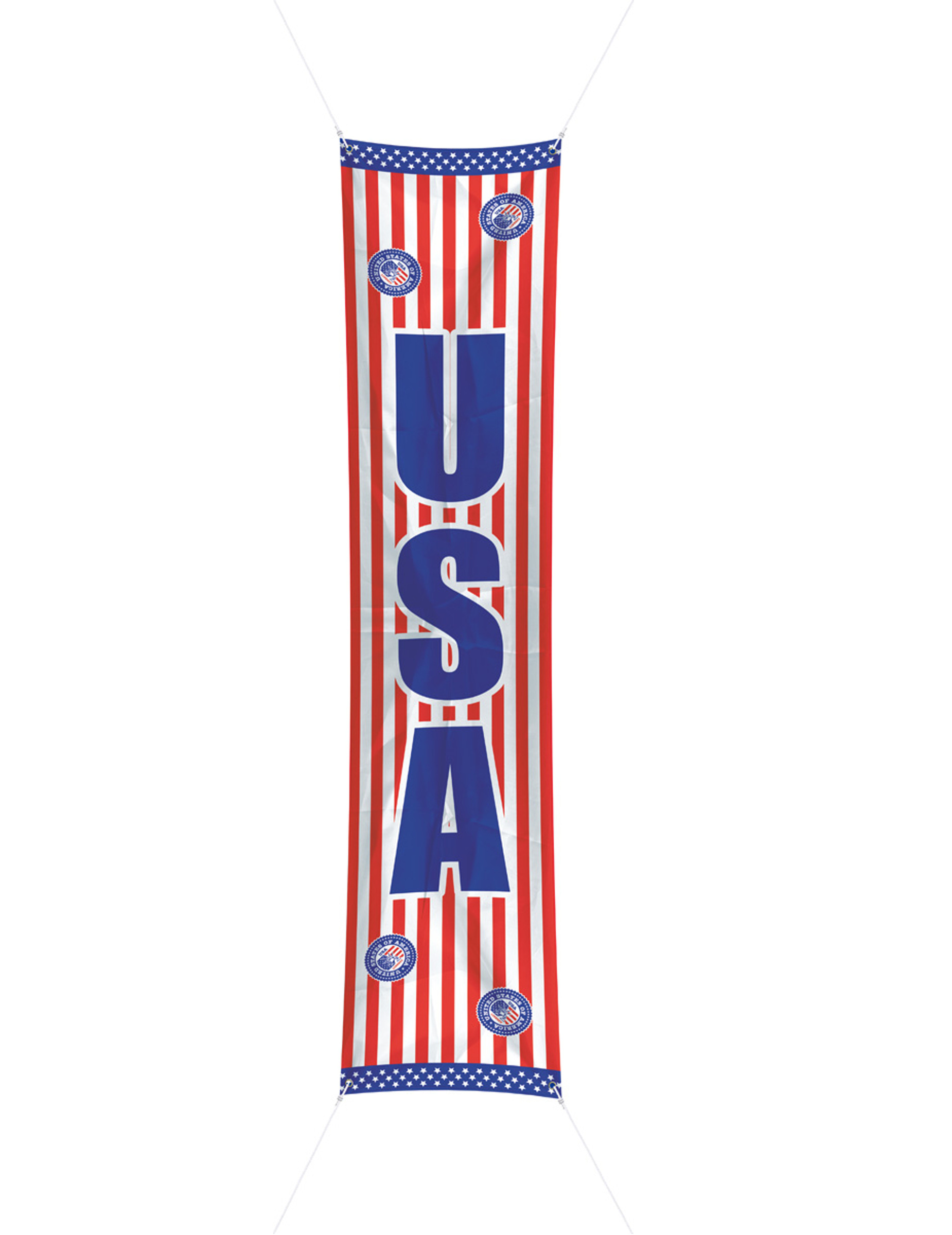 USA-Banner Partydeko blau-weiss-rot 300 x 60 cm von FOLAT BV