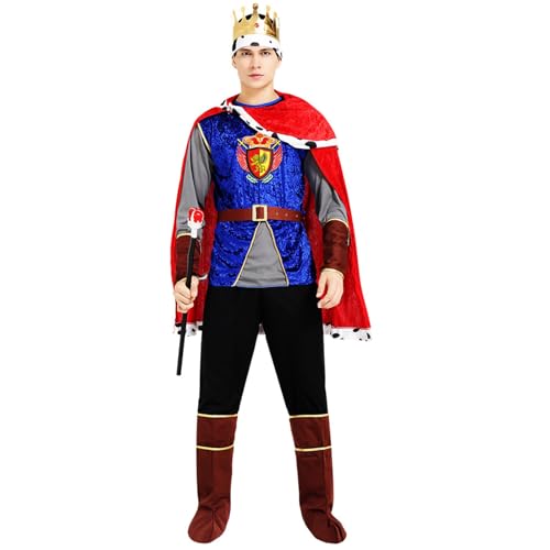 FOLODA Halloween Herren Schäferhund Kostüm Erwachsene Cosplay Arabisches Kostüm Indianer Naher Osten Dubai Robe Arabisches Kostüm für Party Halloween Arabisches Cosplay Kostüm Dubai Robe Naher Osten von FOLODA