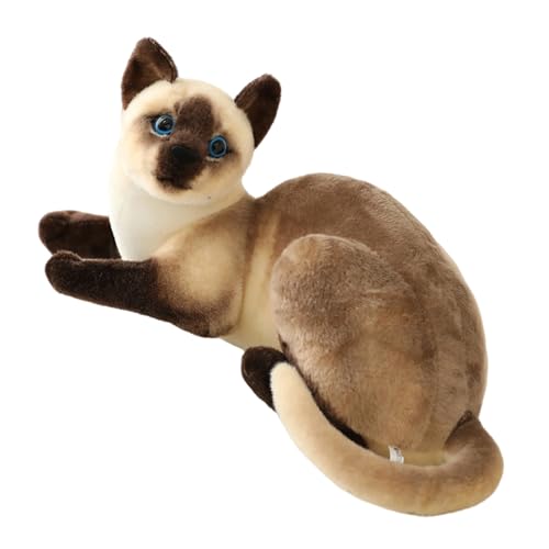 FOLODA Simulation Siamese Plush Toy PP Baumwollraum Display Dekore Sticked Und Leicht Zu Reinigen Für Verschiedene Alters Katzen Plüschspielzeug Zu Reinigen FOLODA Simulation Siamese Plush Toy PP Baumwollraum Display Dekore Sticked Und Leicht Zu Reinigen Für Verschiedene Alters Katzen Plüschspielzeug Zu Reinigen von FOLODA