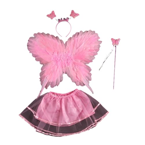 Mädchen Fee Fee Rock Haarreifen Geburtstag Party Kostüm Prinzessin Fee Dress Up Set von FOLODA