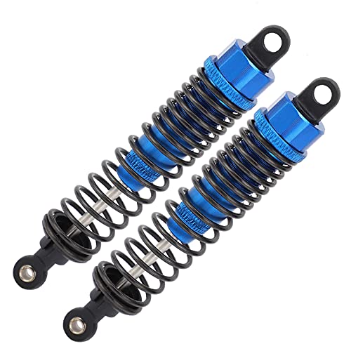 100 mm RC Stoßdämpfer, 100 mm RC Federstoßdämpfer Set Gute Flexibilität Langlebig für RC Car Car Crawler Shocks(Blau) von FOLOSAFENAR