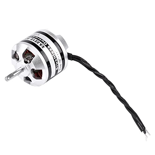 FOLOSAFENAR Bürstenloser Rc-Motor mit Starker Saug-M5-Mutter, Rutschfestes Stahlblech, für Bürstenlosen Emax Xa2212 820Kv/980Kv/1400Kv 2-3S-Motor (820KV) von FOLOSAFENAR