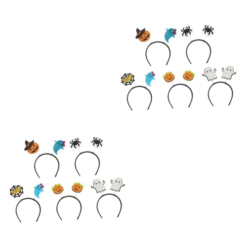 FOMIYES 10 Stk Kürbis-Geist-Stirnband halloween kopfschmuck halloween kopfbedeckung Horror-Haarband Kinderkostüme Halloween-Party-Dekor Geister-Stirnband Halloween-Haar-Accessoire Plastik von FOMIYES