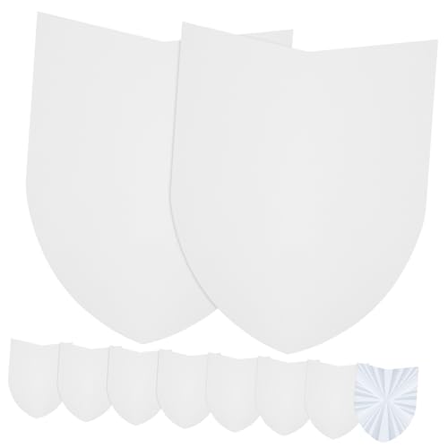 FOMIYES 10 Stück Teiliges DIY Schild Leichte Glatte Schilde für Rollenspiele Partys und Kreatives Gestalten Kindgerechtes Design als Kostümzubehör für Jungen und Mädchen FOMIYES 10 Stück Teiliges DIY Schild Leichte Glatte Schilde für Rollenspiele Partys und Kreatives Gestalten Kindgerechtes Design als Kostümzubehör für Jungen und Mädchen von FOMIYES