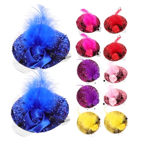 FOMIYES 12 Stück Teiliges Mini hut haarclip mit Pailletten Sichere Langlebige Fascinator Haarnadeln für Frauen und Mädchen für Tee partys Hochzeiten Geburtstage und Festliche Anlässe FOMIYES 12 Stück Teiliges Mini hut haarclip mit Pailletten Sichere Langlebige Fascinator Haarnadeln für Frauen und Mädchen für Tee partys Hochzeiten Geburtstage und Festliche Anlässe von FOMIYES
