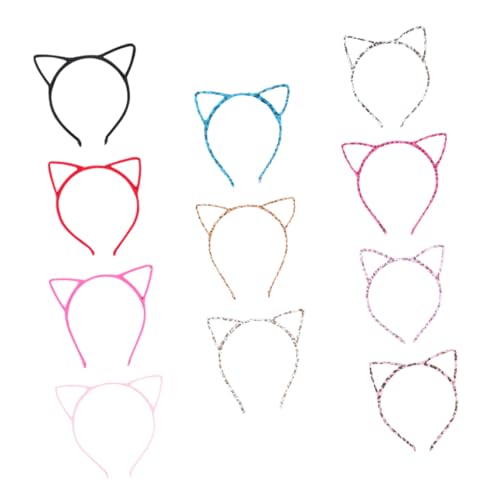 FOMIYES 12 Stück Teiliges Plüsch Katzenohren Haarreif Bunt Leicht Halloween Headband für Frauen Mädchen Cosplay Party Zubehör Niedlich Langlebig FOMIYES 12 Stück Teiliges Plüsch Katzenohren Haarreif Bunt Leicht Halloween Headband für Frauen Mädchen Cosplay Party Zubehör Niedlich Langlebig von FOMIYES