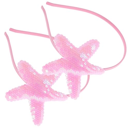 FOMIYES 2 Stck Teiliges Pailletten Seestern Stirnband für Mädchen Leichtes Formstabiles Haarband mit Meerestier für Partys Bühnenauftritte und Fotoshootings Sichere Materialien FOMIYES 2 Stck Teiliges Pailletten Seestern Stirnband für Mädchen Leichtes Formstabiles Haarband mit Meerestier für Partys Bühnenauftritte und Fotoshootings Sichere Materialien von FOMIYES