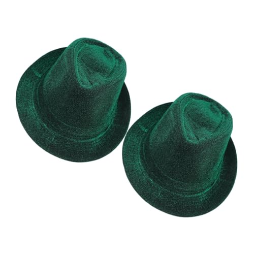 FOMIYES 2 Stück Irische Hüte Für Männer Und Frauen St Patrick'S Day Kappen Zubehör Festlicher Jazz Hut Für St Patrick'S Day Feiern Partys Und Festivals von FOMIYES